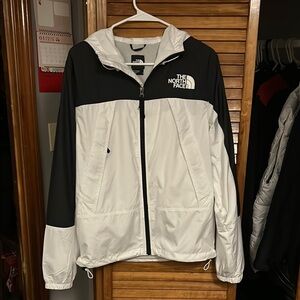 The North Face Black and White wind breaker Jacket